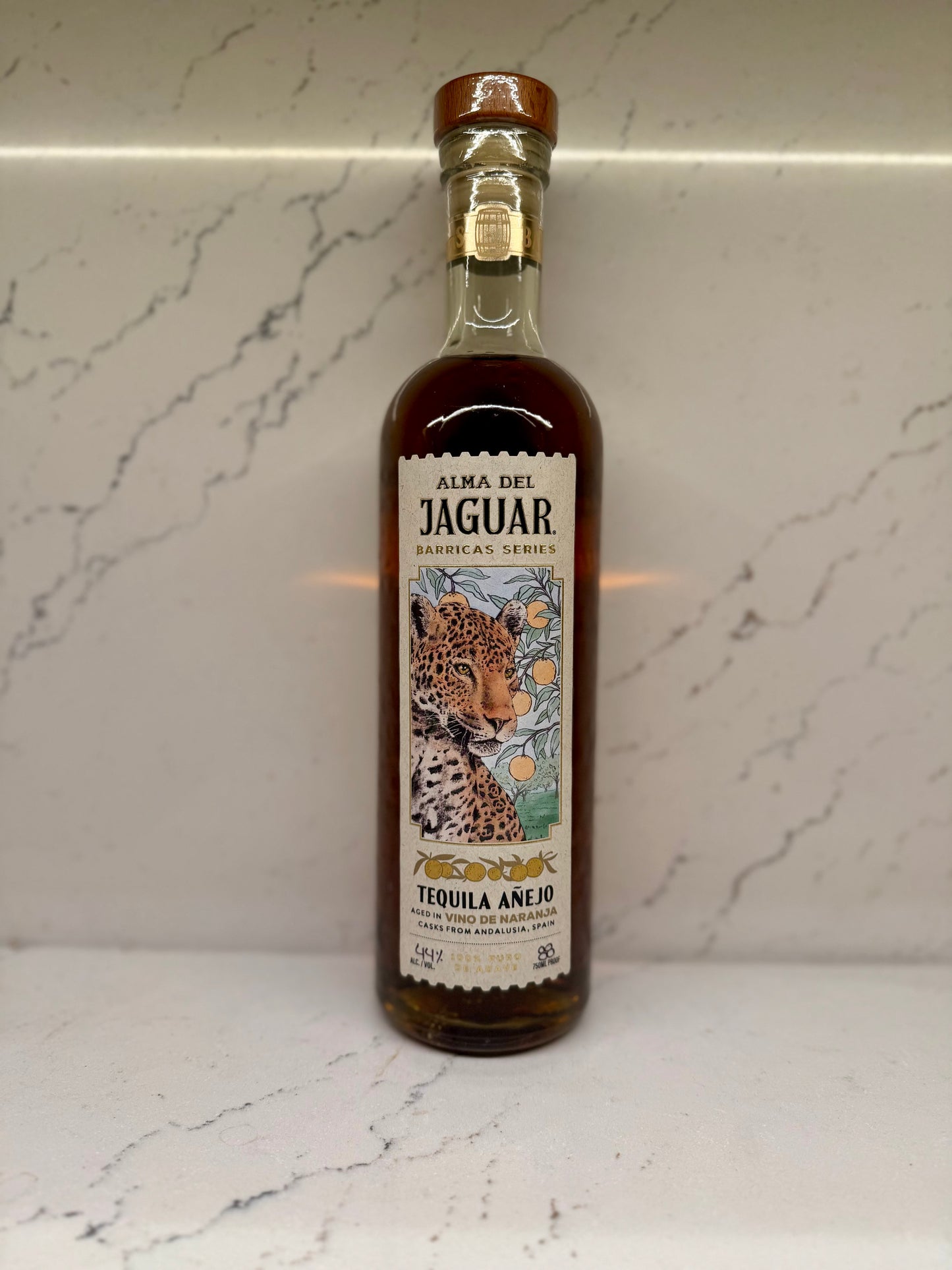 Alma Del Jaguar Barricas Anejo Vino De Naranja Cask Tequila
