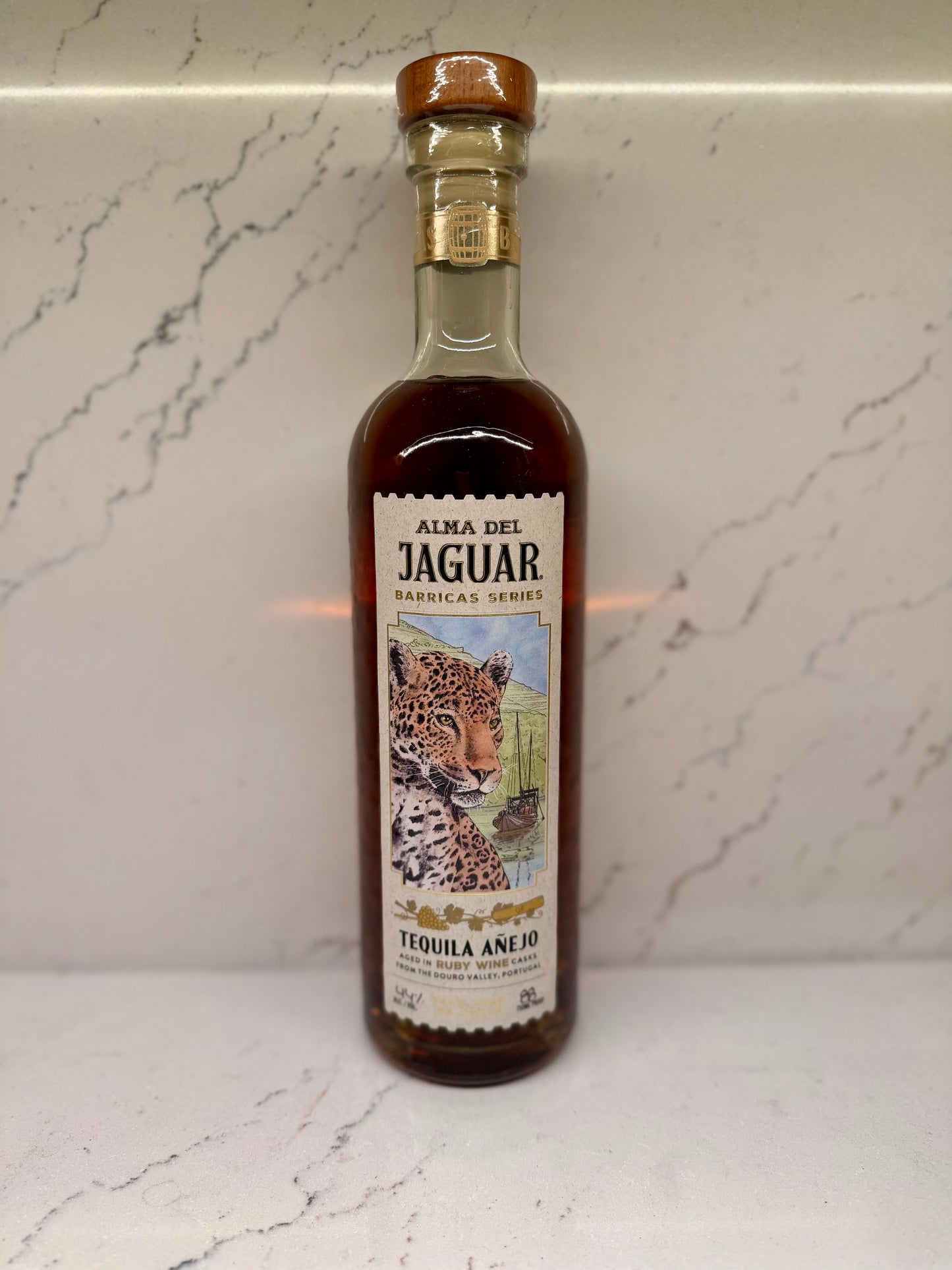 Alma Del Jaguar Barricas Anejo Ruby Wine Cask Tequila