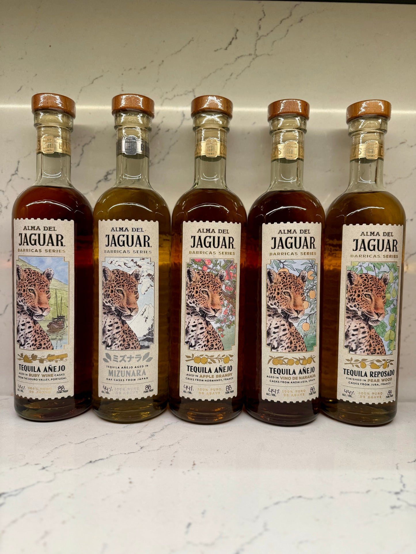 Alma Del Jaguar Barricas series 5 pack of all 5 expressions.