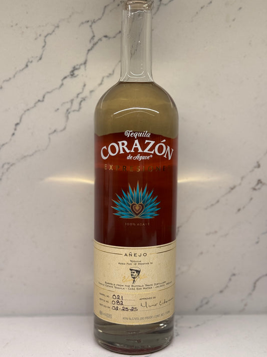 Corazón Expresiones Anejo rested in Elmer T. Lee Barrel