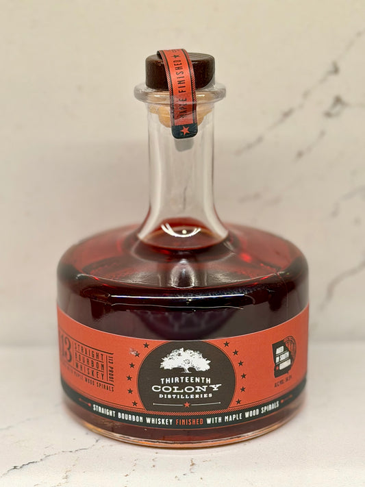 Thirteenth colony maple finish bourbon