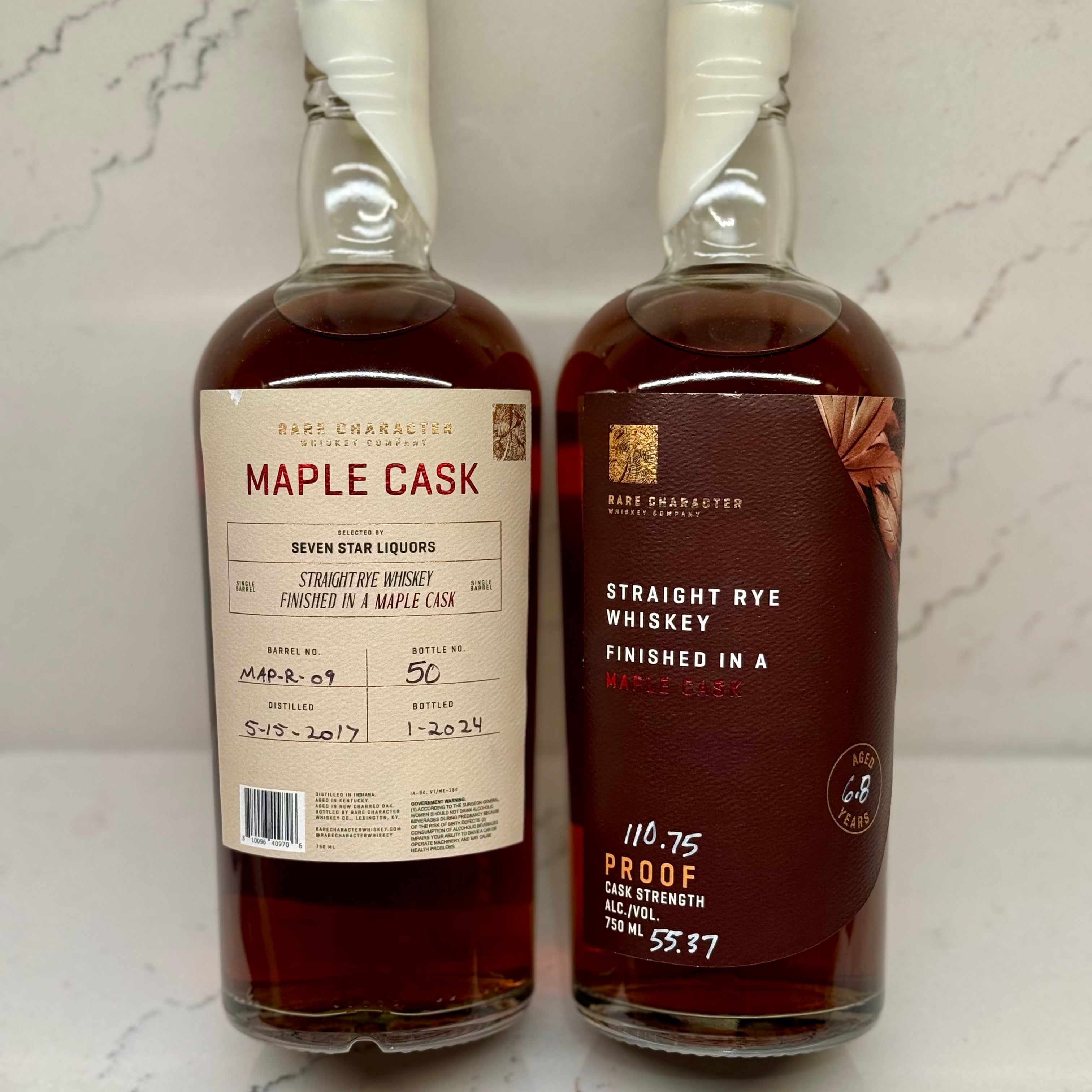 Rare Character Maple Cask Rye Barrel Pick – Seven Star Liquors