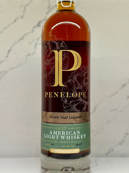 Penelope American Light Whiskey 141p Short Barrel for Charity