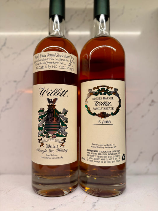 Willett Single Barrel 6yr Rye